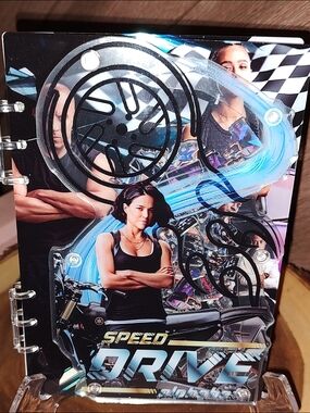 New! A6 Size Fast And Furious Acrylic Shaker Photo Notebook